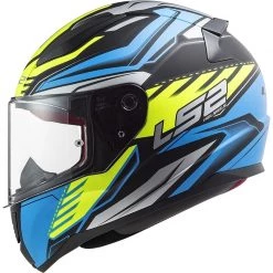 Meilleure vente 🛒 Casque Moto Intégral Ls2 FF353 Rapid GALE Noir Bleu Jaune Opaque 💯