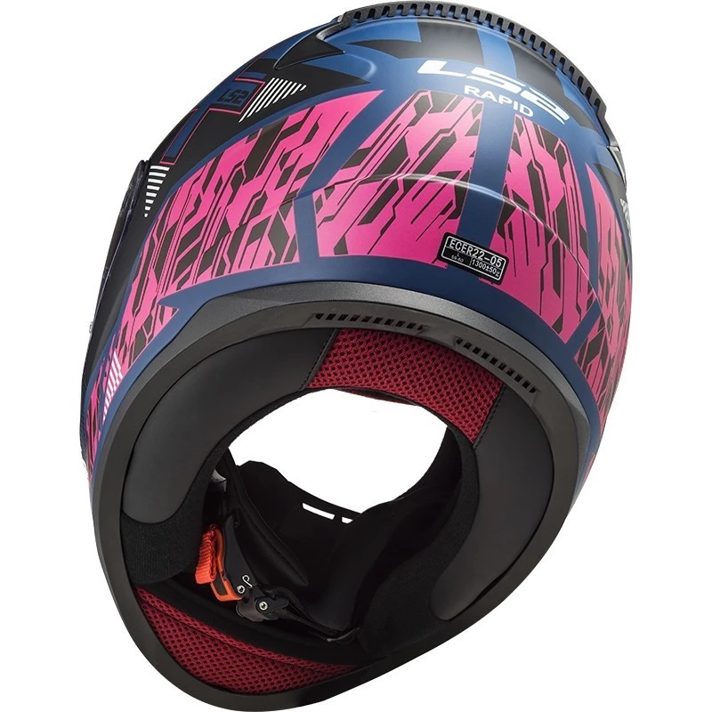 Meilleur prix ⭐ Casque Moto Intégral Ls2 FF353 RAPID Xtreet Mat Bleu Violet 🛒 – Image 3