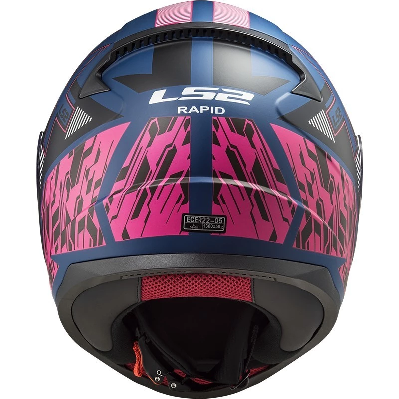 Meilleur prix ⭐ Casque Moto Intégral Ls2 FF353 RAPID Xtreet Mat Bleu Violet 🛒 – Image 6