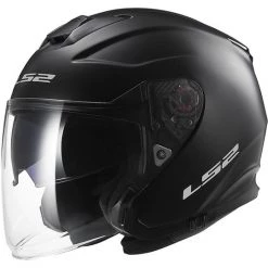 Acheter 😉 Casque Moto Jet LS2 OF521 Double Visor Infinity Matt Black ✨