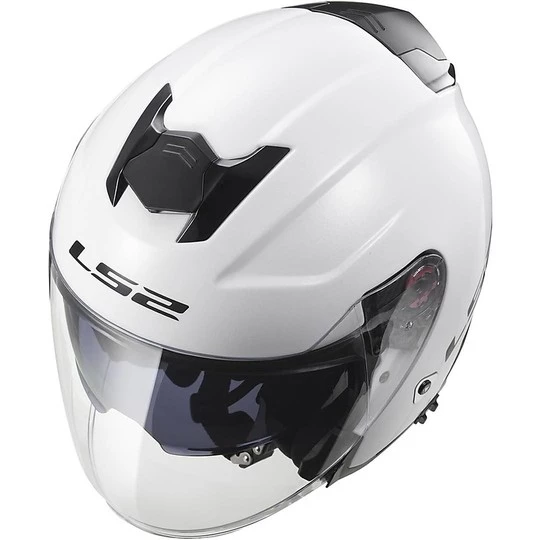 Les meilleures critiques de 👏 Casque Moto Jet LS2 OF521 Double Visor Infinity Mono Blanc 😀 – Image 4