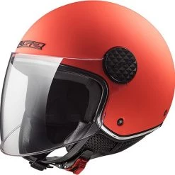Sortie ❤️ Casque Moto Jet Ls2 OF558 SPHERE LUX Solid Matt Orange + Smoked Visor 🔔