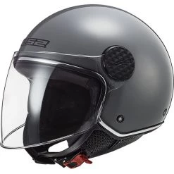 De gros 🤩 Casque Moto Jet Ls2 Of558 SPHERE LUX Solid Nardo Grey 🔔