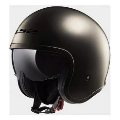 Meilleur prix 👏 Casque Moto Jet LS2 OF599 SPITFIRE Chrome Poli 🔔