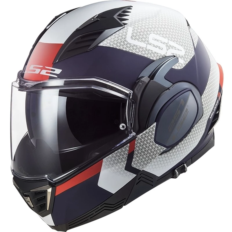 Vente flash 🔔 Casque Moto Modulable Ls2 FF900 Valiant 2 CITIUS Blanc Bleu ❤️