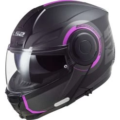 De gros 🔔 Casque Moto Modulaire Double Visière Ls2 FF902 Scope ARCH Matt Pink Titanium 💯