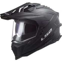 Meilleure affaire 😉 Casque Moto Off Road Touring En HPCF Ls2 MX701 Explorer SOLID Noir Mat ⌛