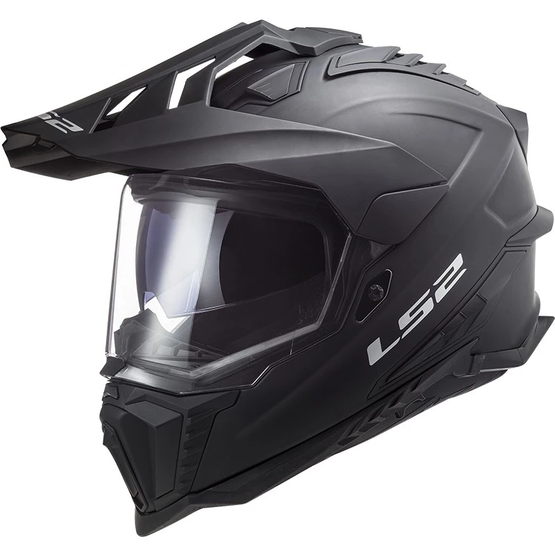 Meilleure affaire đ Casque Moto Off Road Touring En HPCF Ls2 MX701 Explorer SOLID Noir Mat â