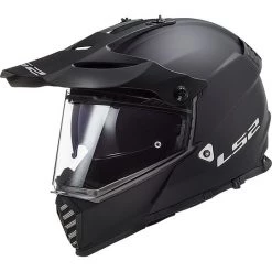 Promo 😀 Cross Enduro Casque De Moto Tout Terrain Ls2 MX436 PIONEER EVO Solid Matt Black 👍