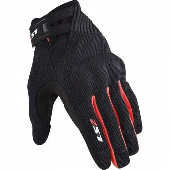 Remise 🥰 Gants De Moto D'été Ls2 Dart 2 Noir Rouge 🛒