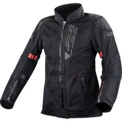 Meilleure affaire 👍 LS2 Alba 🌞 Summer Technical Motorcycle Jacket Light Black Certified ⭐