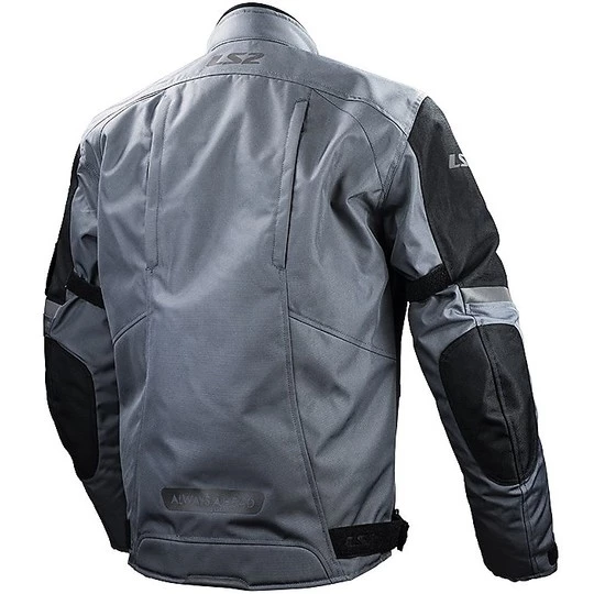 Budget ❤️ LS2 Serra Evo Man Technical Technical Sports Motorcycle Jacket Grey Certified 🥰 – Image 2
