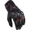 Meilleur prix 💯 Ls2 Spark 2 CE Gants De Moto En Cuir D'été Noir Rouge 🌟