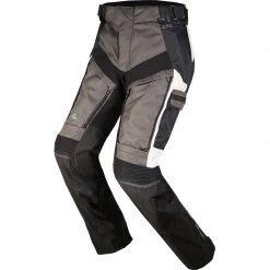 Budget ⭐ Pantalon De Moto En Tissu Gris Noir LS2 Norway Triple Couche 🎉