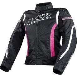 Remise 🧨 Veste De Moto De Sport Technique LS2 Gate Lady Certifiée Noir Rose ⭐
