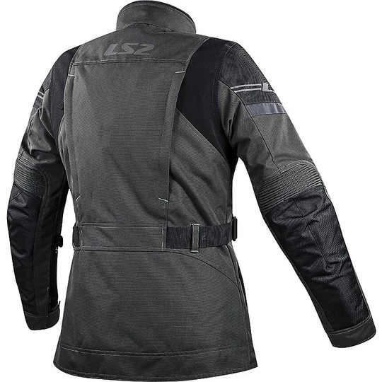 Tout neuf 😍 Veste De Moto Technique LS2 Petrol Lady Certifiée Gris Foncé 🤩 – Image 2