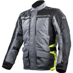 Offres 🔔 Veste Moto Technique LS2 Lance Man WP Triple Layer Certified Grey Yellow ⭐